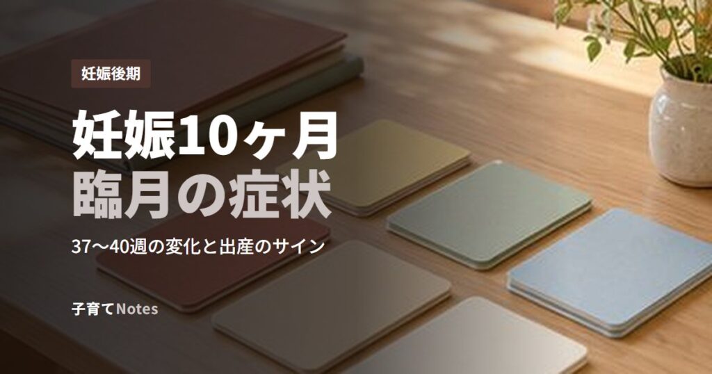妊娠10ヶ月臨月の症状