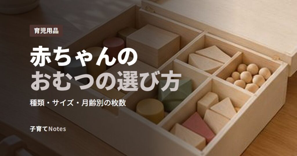 赤ちゃんのおむつの選び方